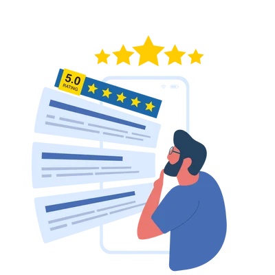 Reviews interface preview